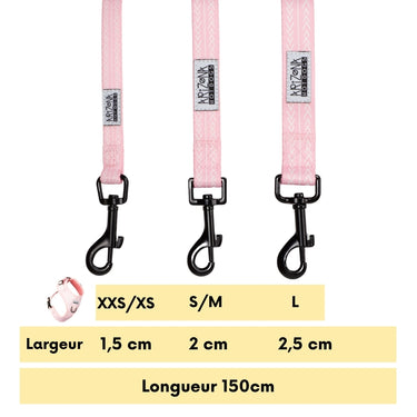 Laisse Nylon pour chien - Marshmallow